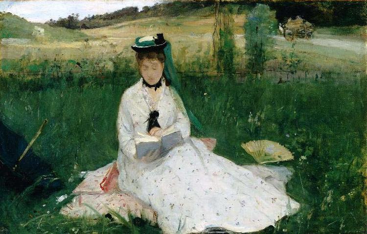 Berthe Morisot Reading, Sweden oil painting art